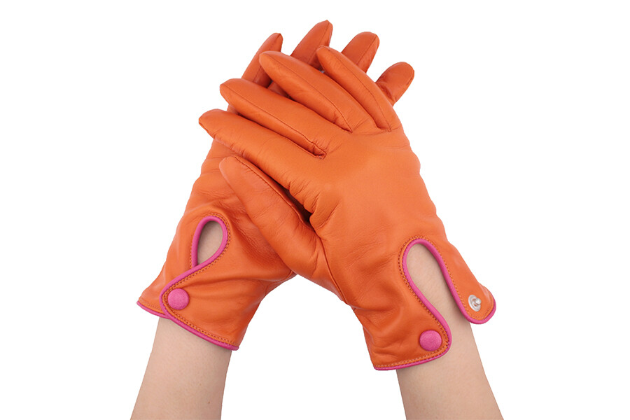 Glove Montreux orange pink