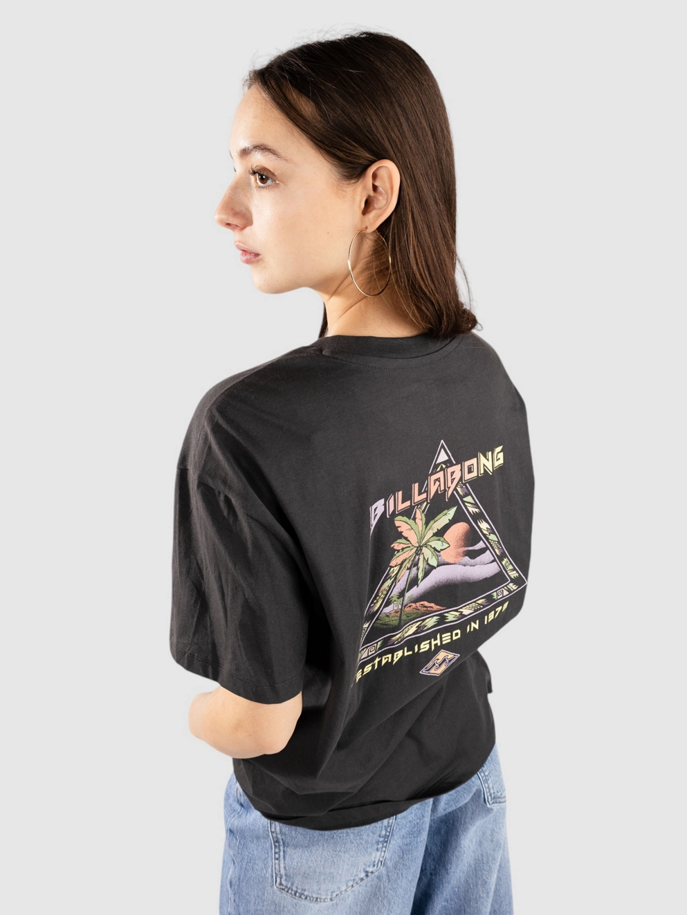 Billabong Retro Surfin T-Shirt off black