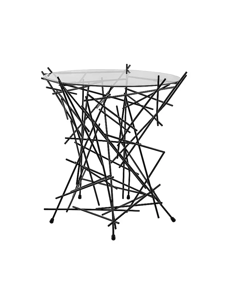 ALESSI Beistelltisch BLOW UP 45cm Schwarz schwarz