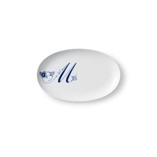 Royal Copenhagen Alfabet Tallerken, M, Ø23 cm