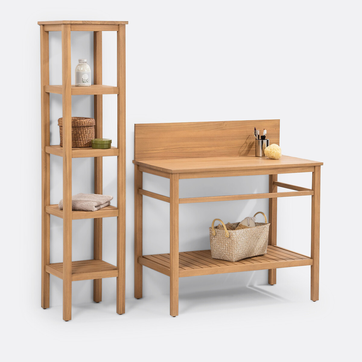 LA REDOUTE INTERIEURS<br>Móveis de casa de banho Mercure, Acácia, 90 cm