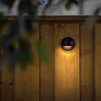 Ludeco buitenlamp Vidar 12V zwart