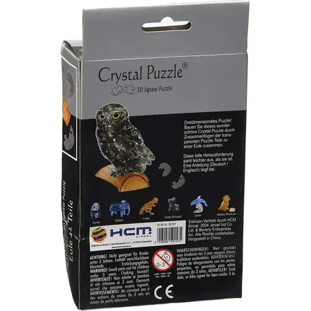 HCM Kinzel Crystal Puzzle - Eule, 42 Teile