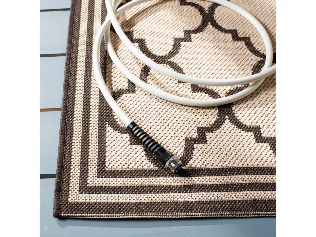 Tapis Creme & Brown 122 X 183 cm - Ischia
