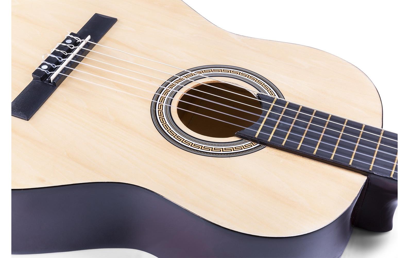 Akustikgitarre SoloArt Kit Natur<br>Klassische Gitarre mit Zubehör