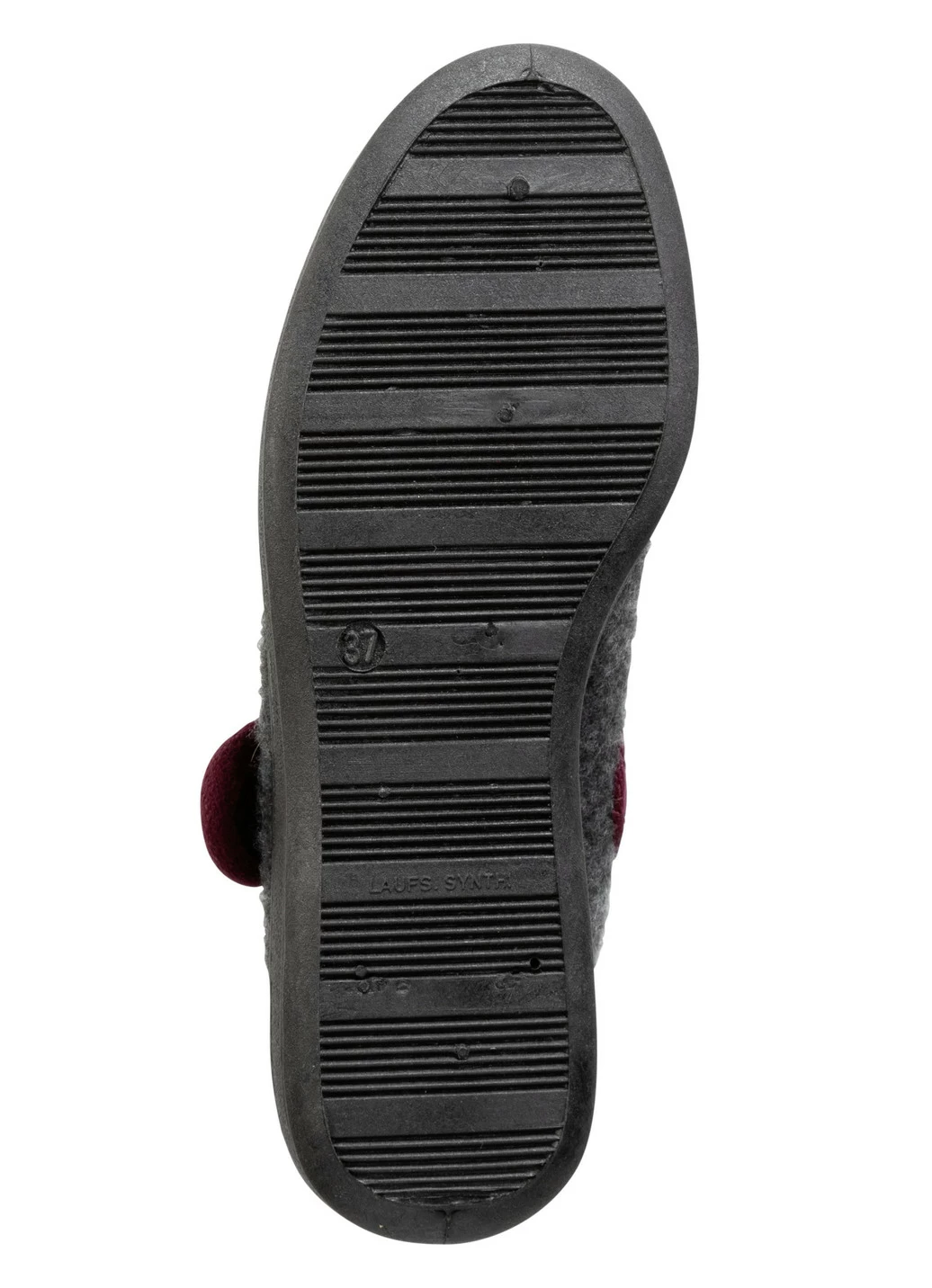 Spangenschuh aus weichem Filz