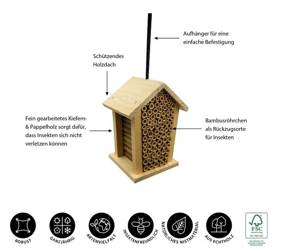 Dehner Natura Premium Insektenhotel Louisiana