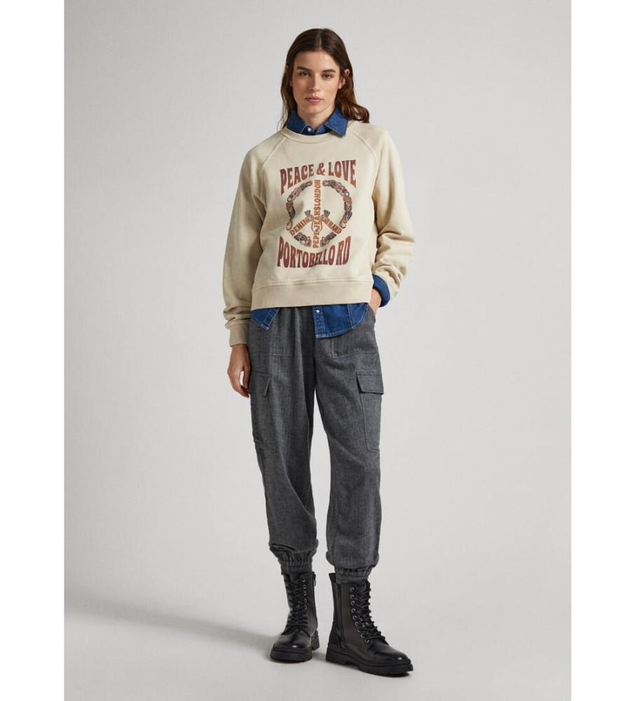 Moletom bege Cameron da Pepe Jeans