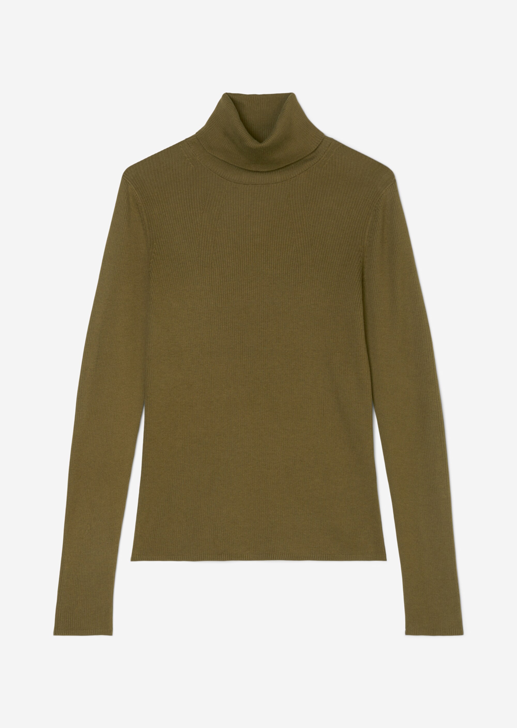 Rollkragenpullover slim aus Organic Cotton