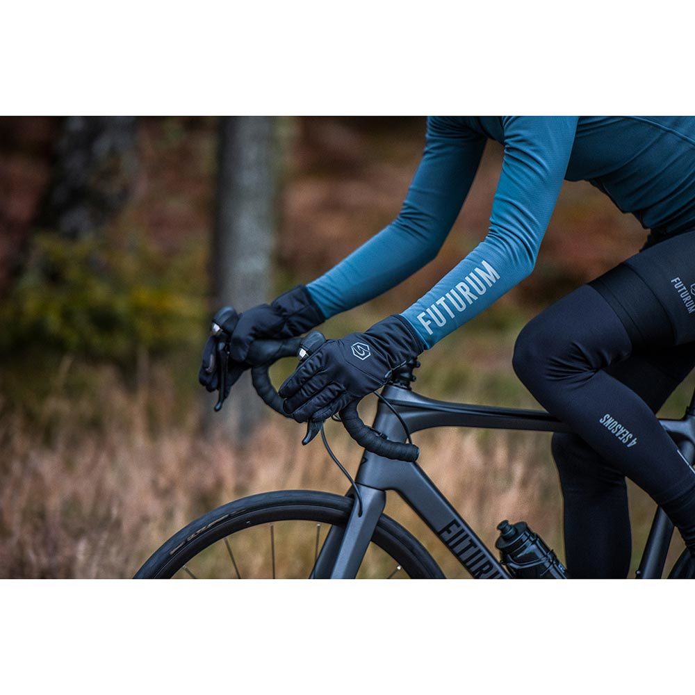 FUTURUM Windproof Thermo Fietshandschoenen Zwart