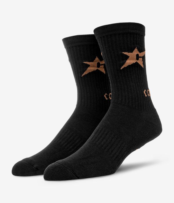 Carpet Company C-Star Logo Socken US 9-12 (black brown)