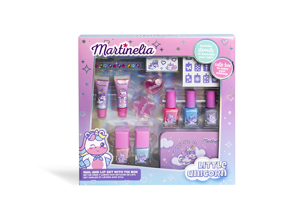 CONJUNTO MARTINELIA LITTLE UNICORN UNHAS E LABIOS