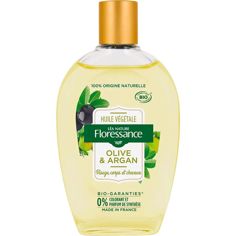 Huile végétale protectrice & régénérante - Olive & argan - Visage, corps & cheveux - 100 ml