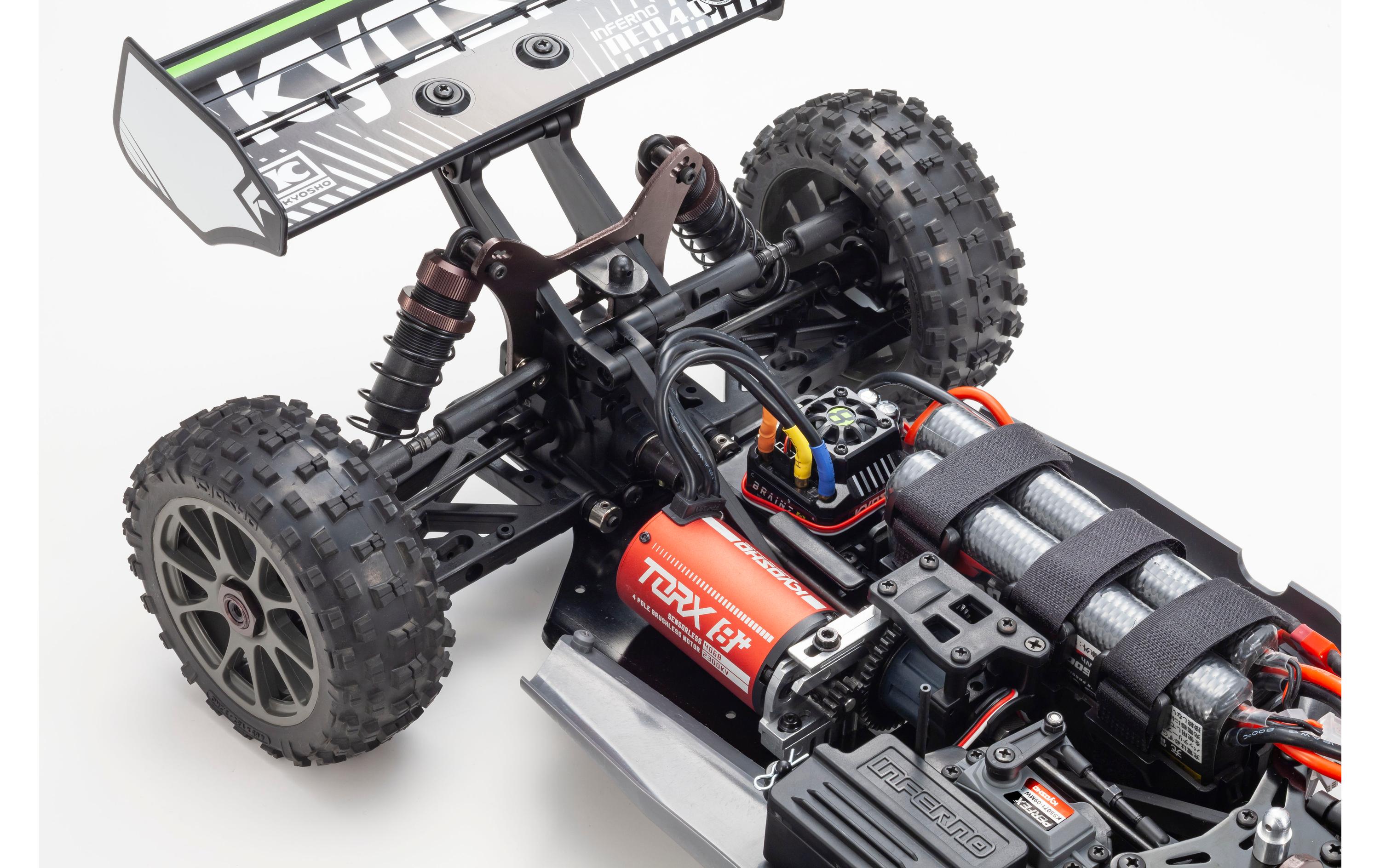 Buggy Inferno Neo 4.0 Weiss, ARTR, 1:8<br>Leistungsstarker Buggy im Massstab 1:8