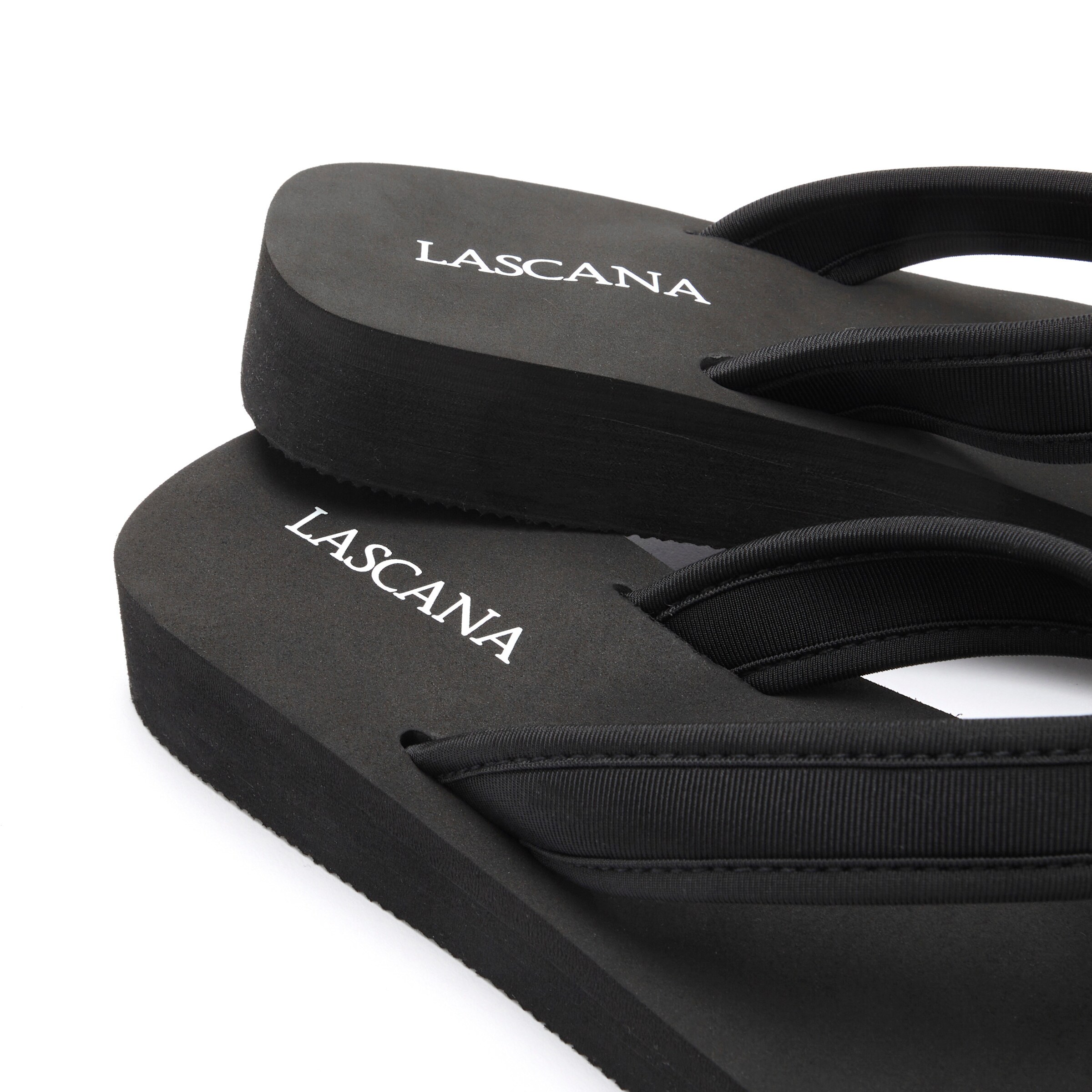 LASCANA Badezehentrenner in schwarz