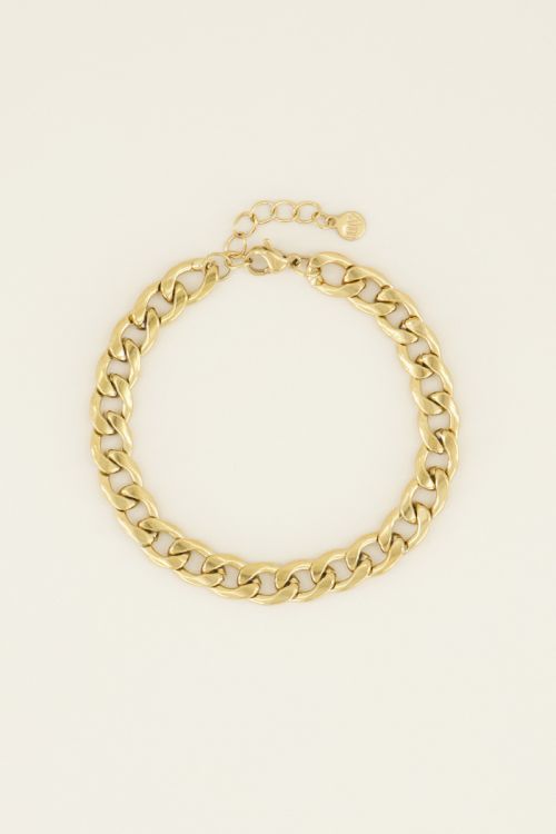 Armband platte schakels