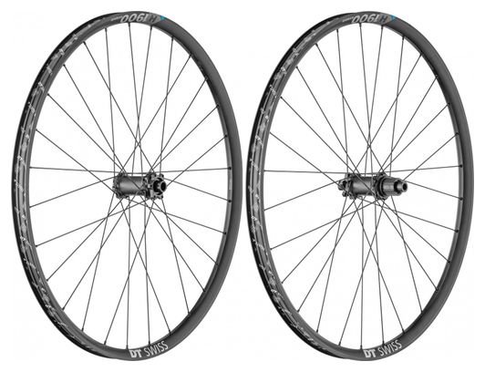 Paire de Roues DT Swiss H1900 Spline 35 27.5'' | Boost 15x110mm | Boost 12x148mm | 6 Trous | Shimano Micro Spline