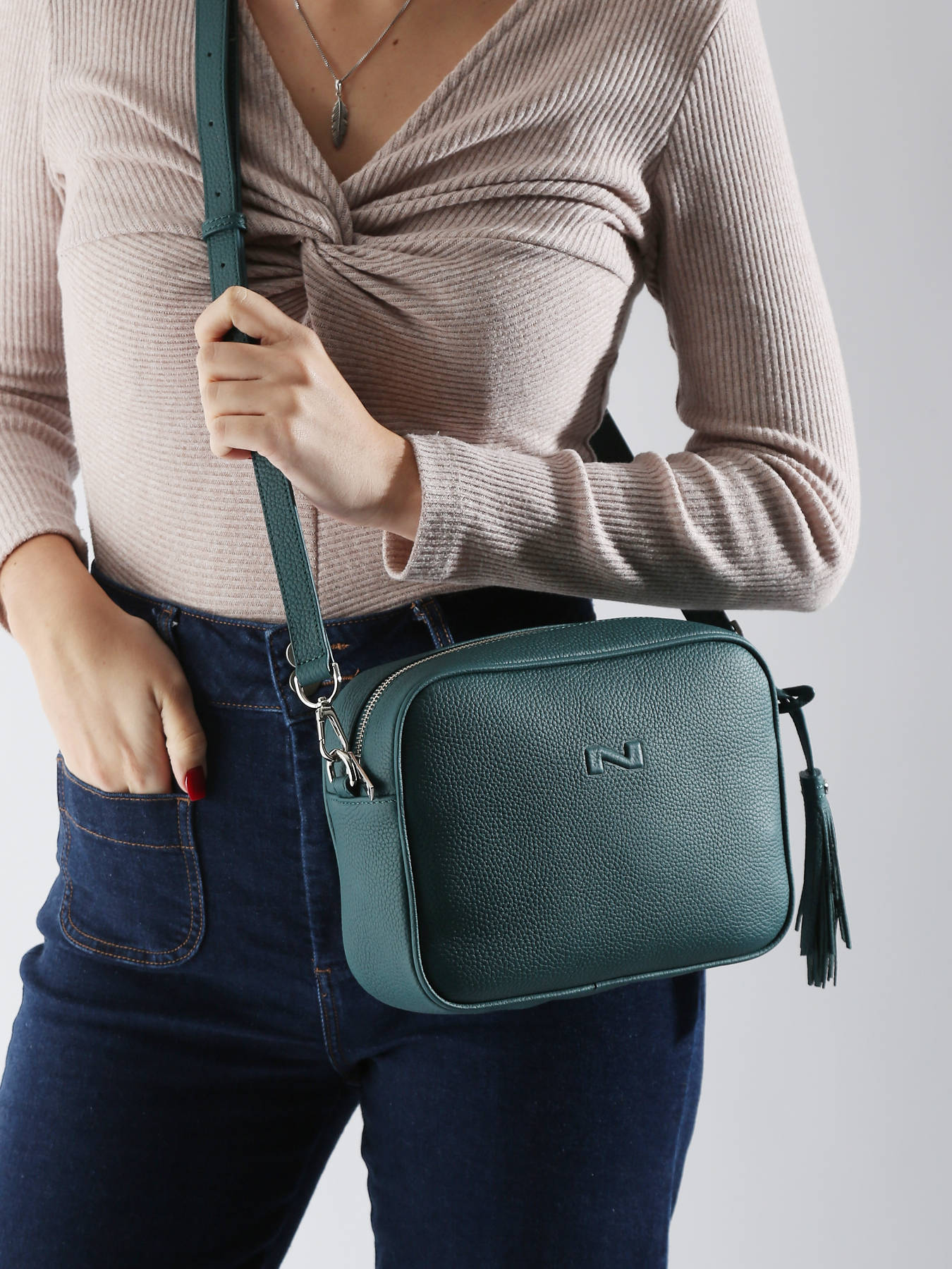 Sac bandoulire Camera Bag cuir NATHAN BAUME