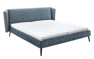 BOHOME Polsterbett PANOS blau-grau