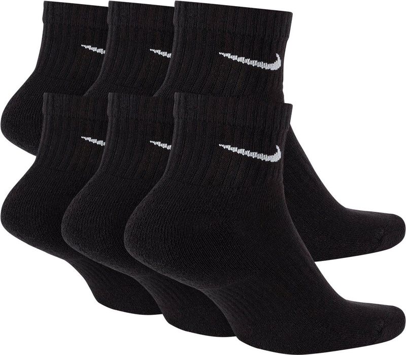 Nike - Everyday Cushioned - Sportsokken - Zwart - Unisex - Set van 3