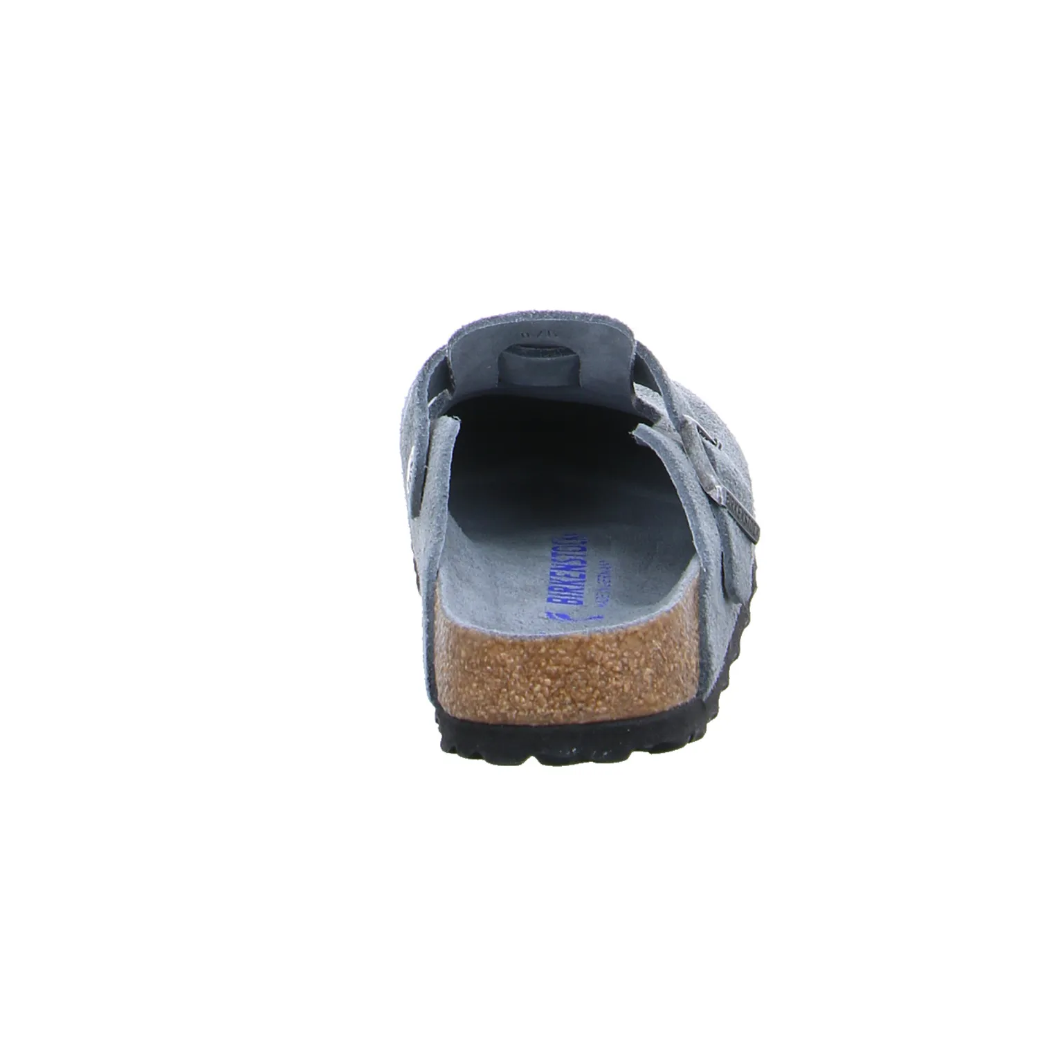 BIRKENSTOCK Bio-Fussbett Grau Leder