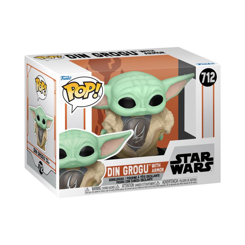 Le Mandalorian- Din Grogu avec Armure - Funko Pop! n°712 | Star Wars Funko Pop!