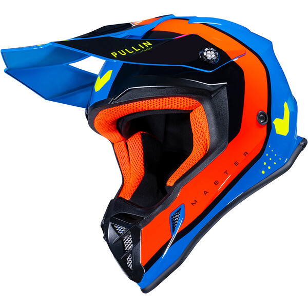 pull-in - Casque Master - 2023 Bleu / Orange fluo / Jaune fluo