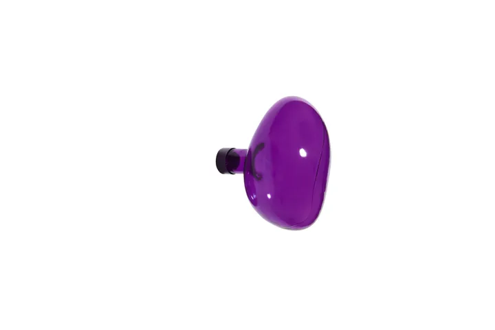 Petite friture Patère en verre Bubble grande | Violet