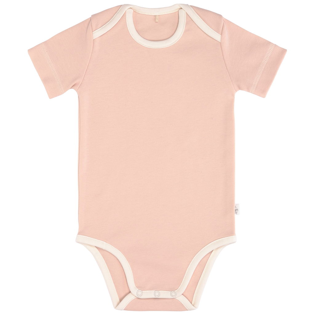 LässigLässig   2er Set kurzarm Body GOTS rosa/olive 74/80