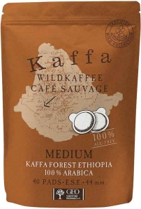 Kaffa Wildkaffee Kaffa Medium, 40 Pads