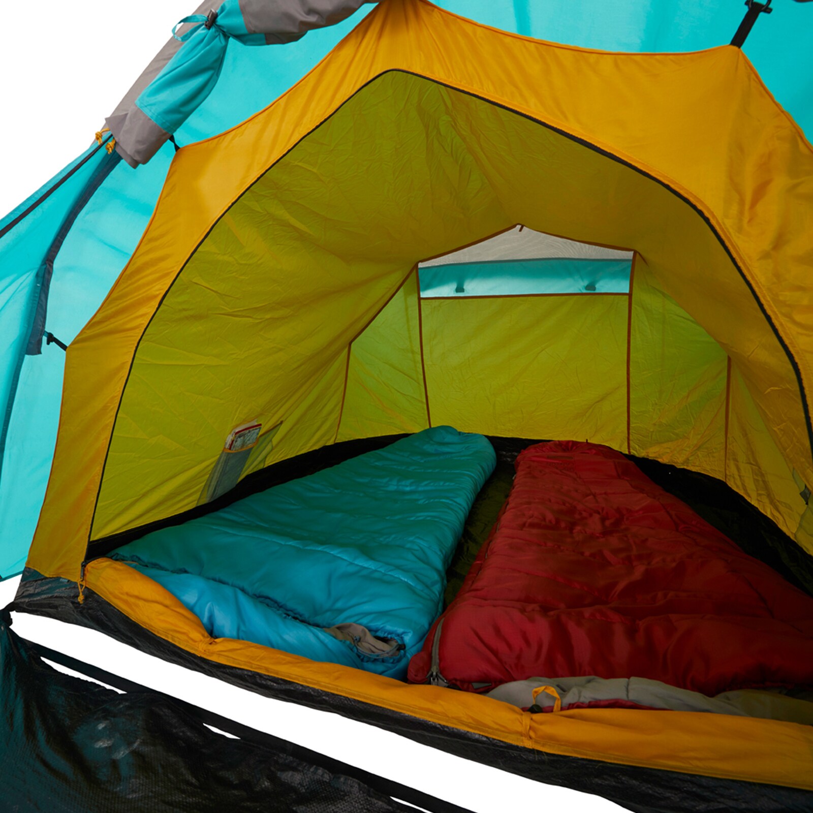 GRAND CANYON Tunelzelt Robson 2 Personen Zelt Familien Camping Leicht Vorraum Farbe: Blue Grass
