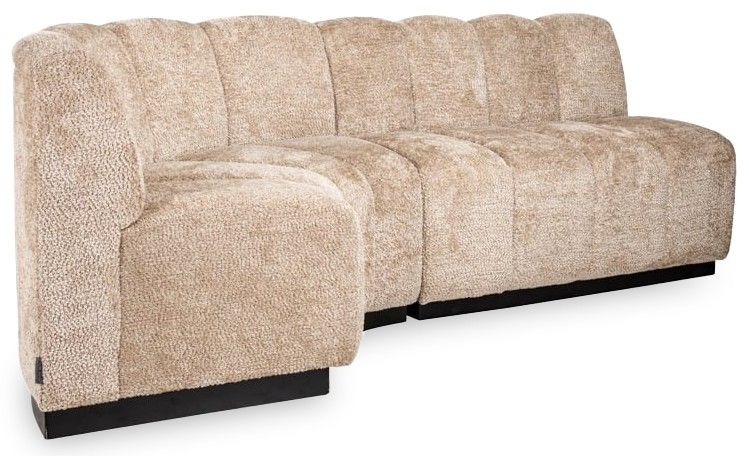 Eetkamerbank S4620 Corner Lovely Beige Hillpark B170 x D80 x H90 cm