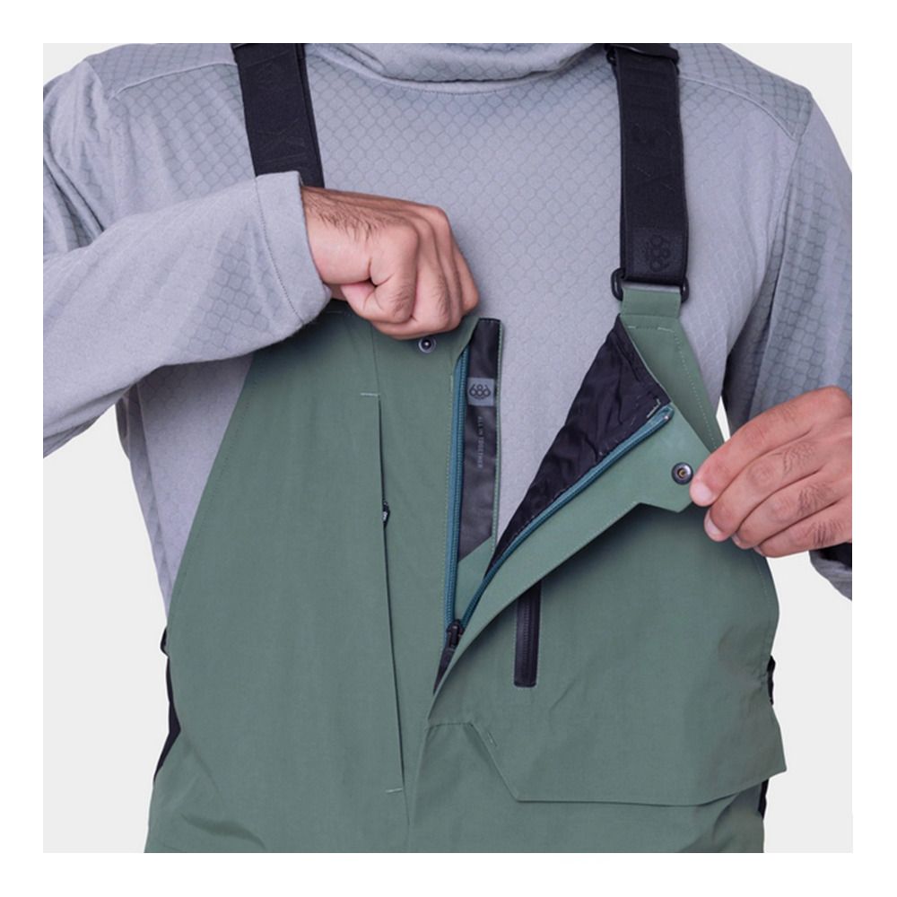 686 GORE-TEX STRETCH DISPATCH - Salopette ski Homme cypress green