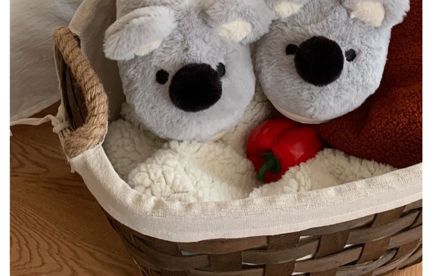 Honkizz - Koala Fluffy Platform Huispantoffels