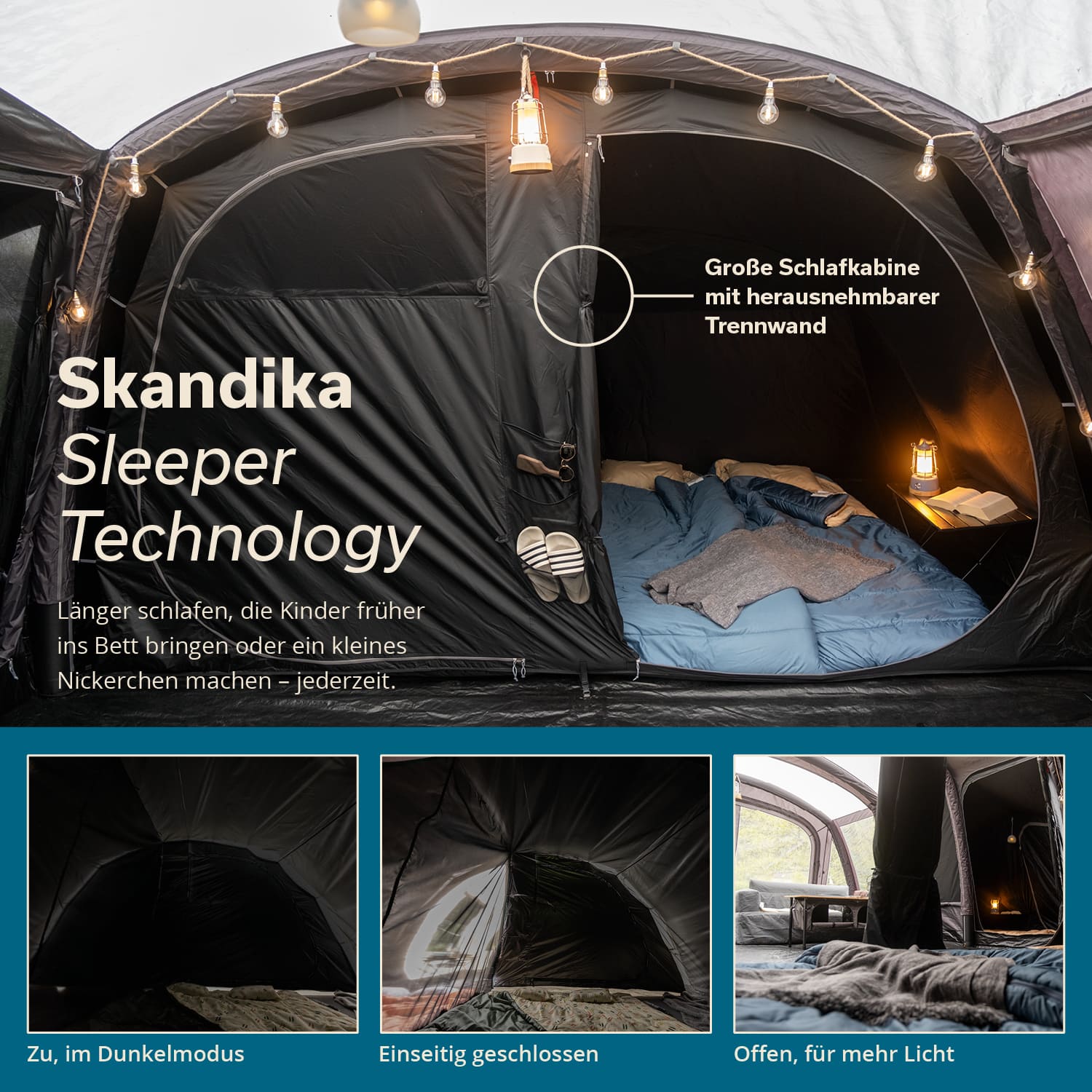 Skandika Timola 6 Air Sleeper Protect XL Plus Tent