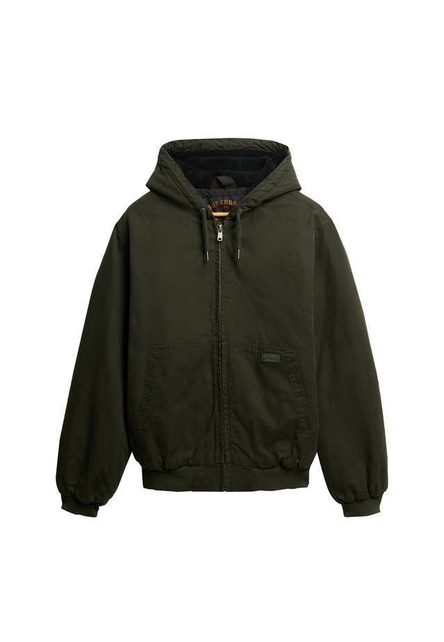 Superdry Parka »CANVAS SURPLUS HOODED JKT« mit Kapuze