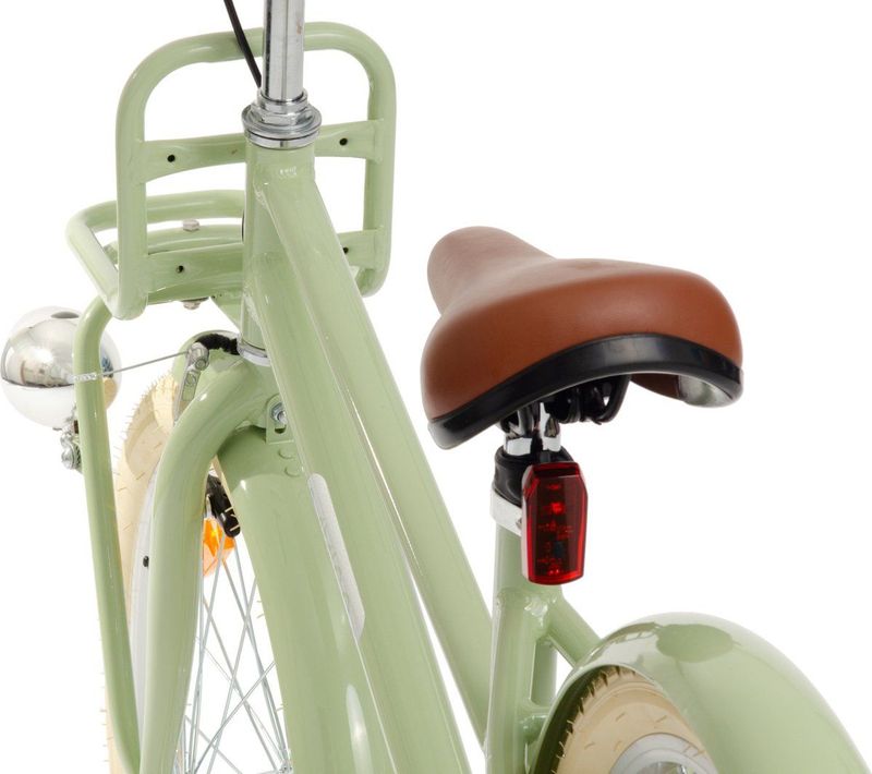AMIGO Urban Meisjesfiets 18 Inch - Kinderfiets voor 5 tot 7 Jaar - 105-120 cm - Groen