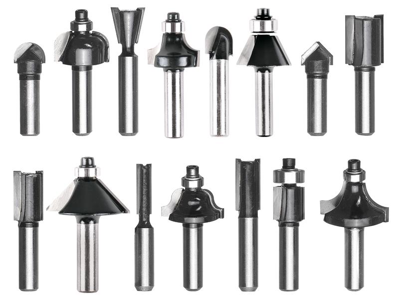 Einhell Fräserset Ø 8 mm 15-teilig 15-teiliges Universal-Fräserset im Holzkoffer