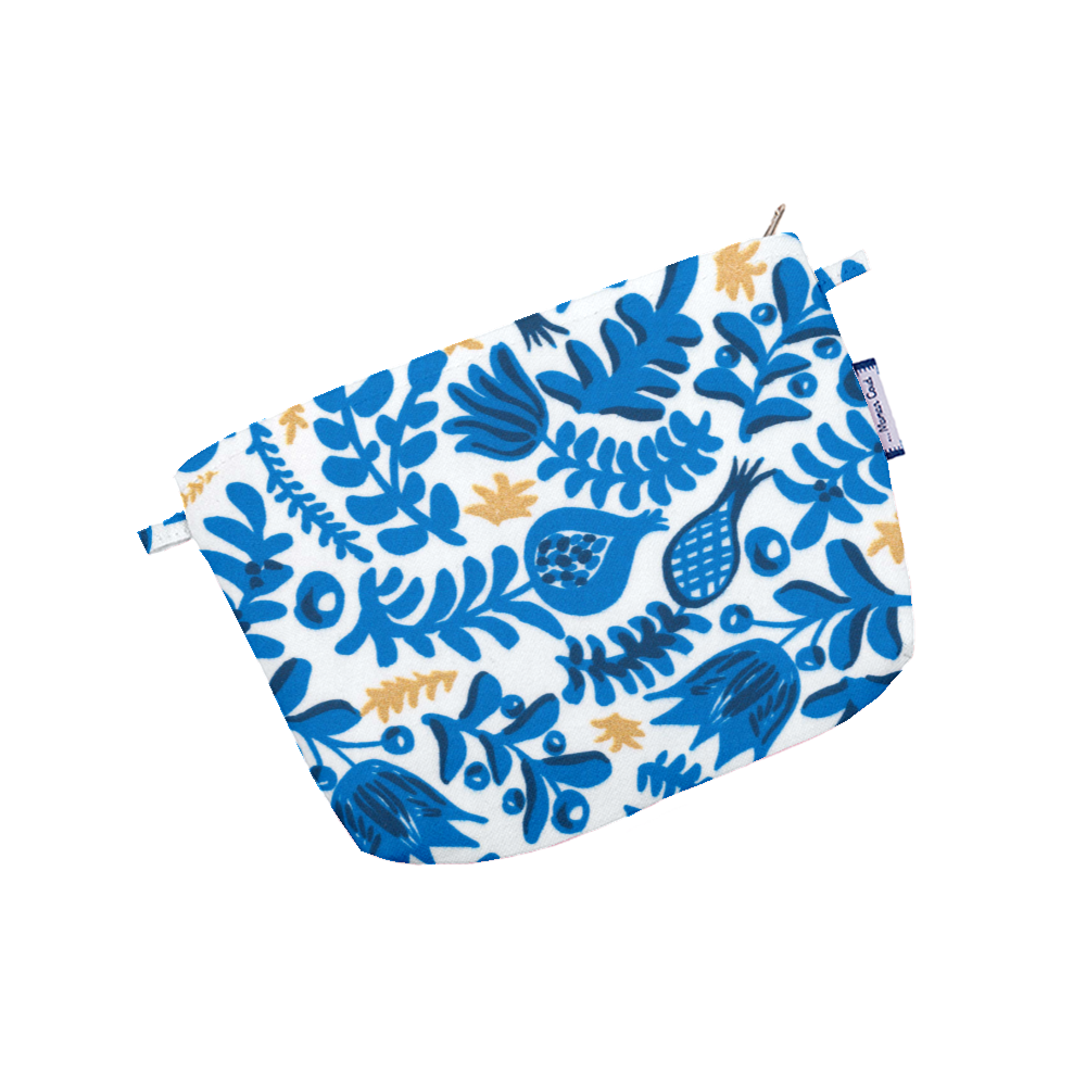 Mini Pochette Tissu Passion Bleue