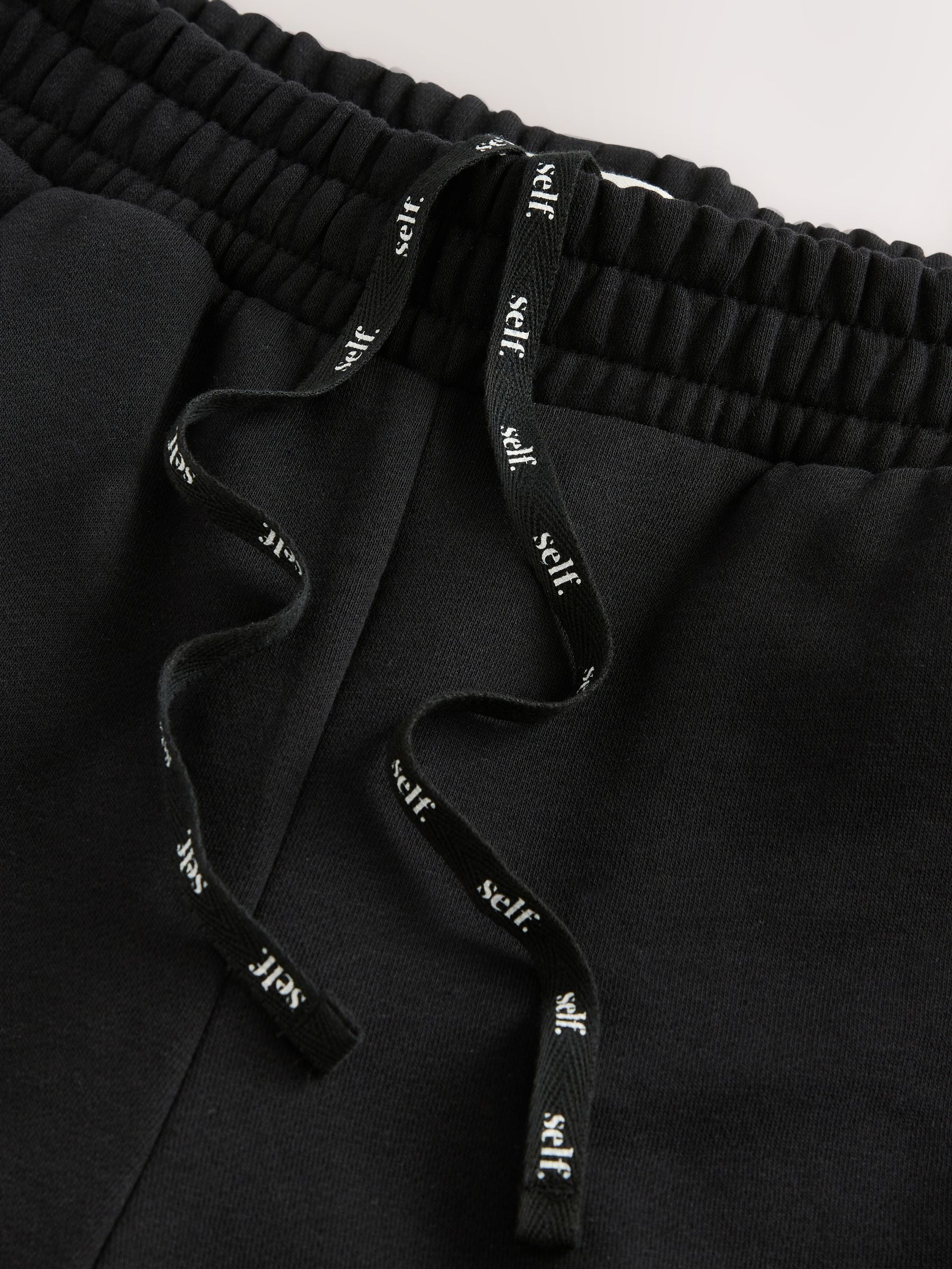 Zwart - Joggingbroek met banden