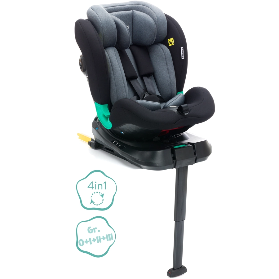 fillikid Reboarder Luca 360 Schwarz Grau