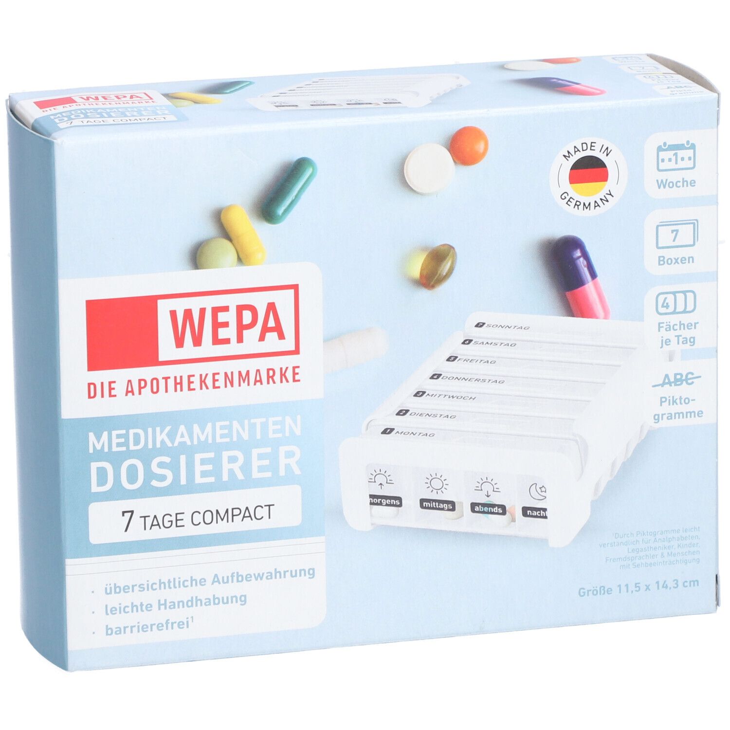 WEPA 7 Tage Compact Wochenmagazin weiß