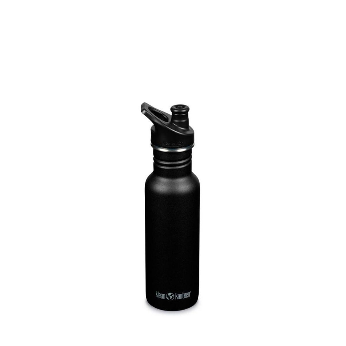 Garrafa de água Klean Kanteen Classic de 532 ml (18 oz) com tampa esportiva.