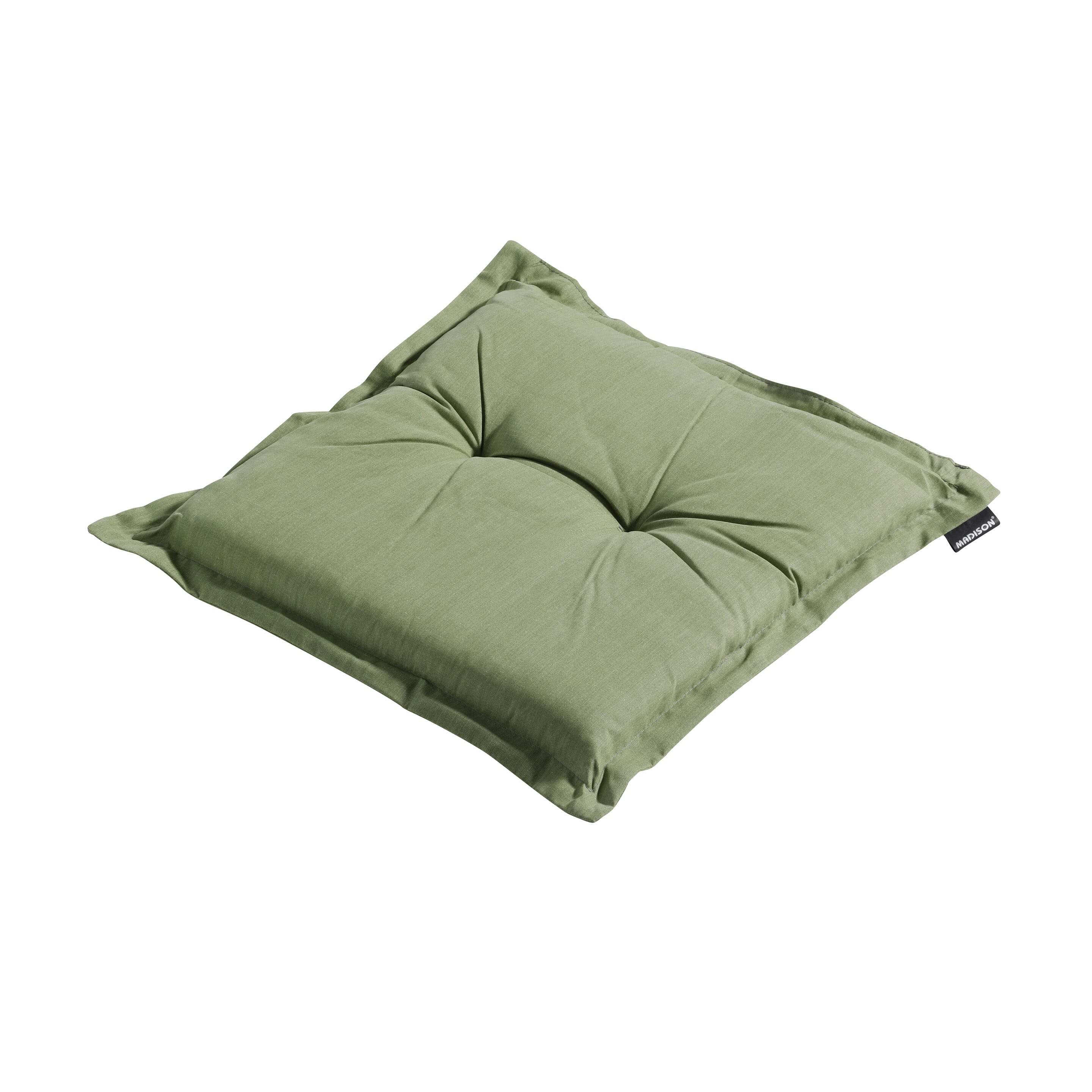 Madison Basic green Zitkussen - Set van 4