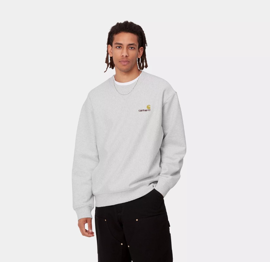 Carhartt WIP American Script Sweat White