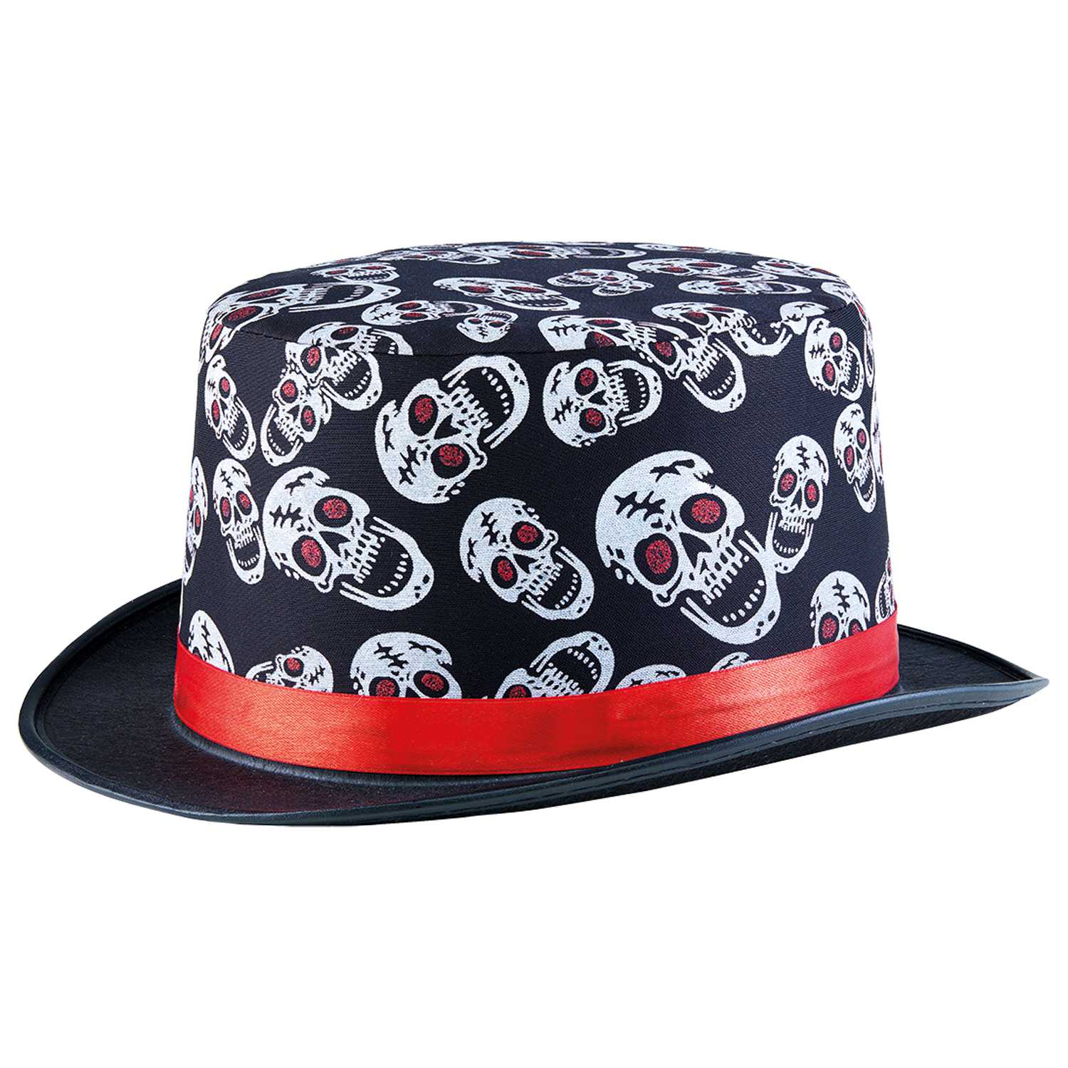 novooo Halloween Zylinder Totenkopf