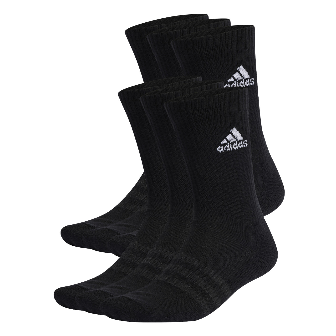 Adidas Gevoerde Sokken 6 Paar Zwart Wit