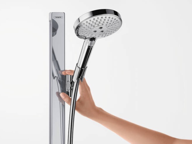 Hansgrohe Raindance Select S doucheset met planchet chroom