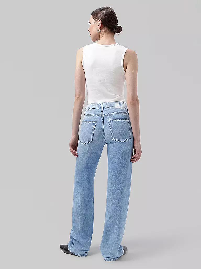 MUD JEANS Jeans Loose Fit JAMIE hellblau