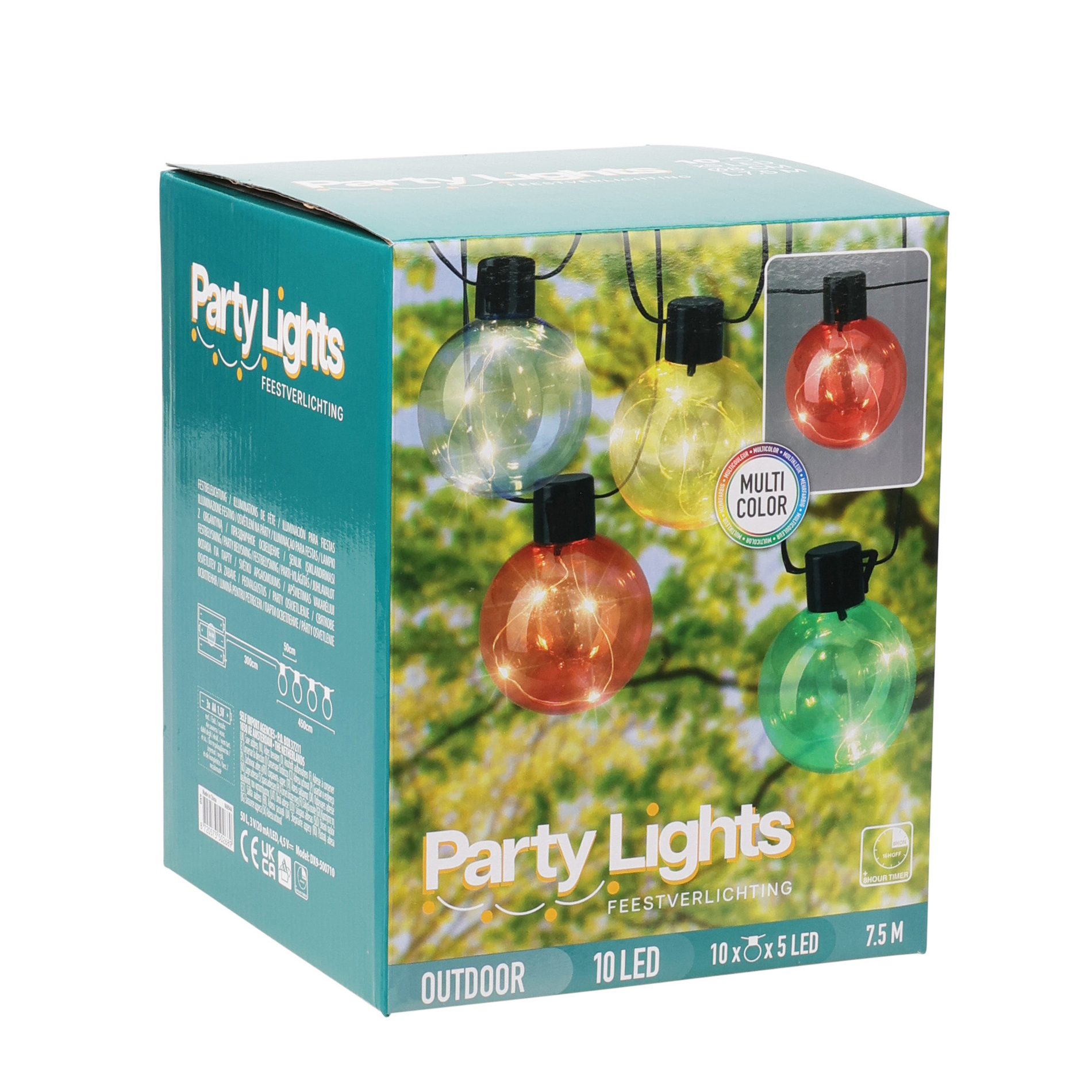 LED Lichterkette bunt 4.5 m
